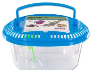 Miniature Pet Aquarium with Handle