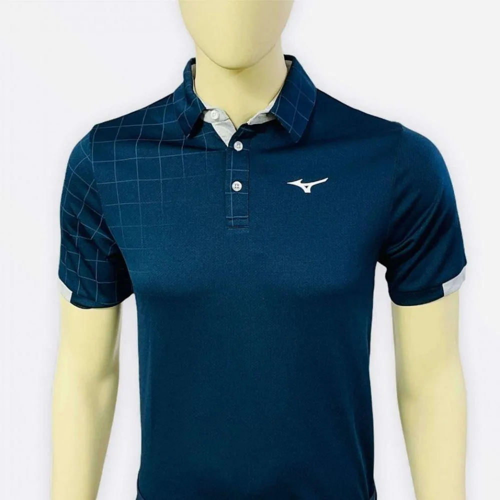 Mizuno Grid Gradient Print Polo T-Shirt