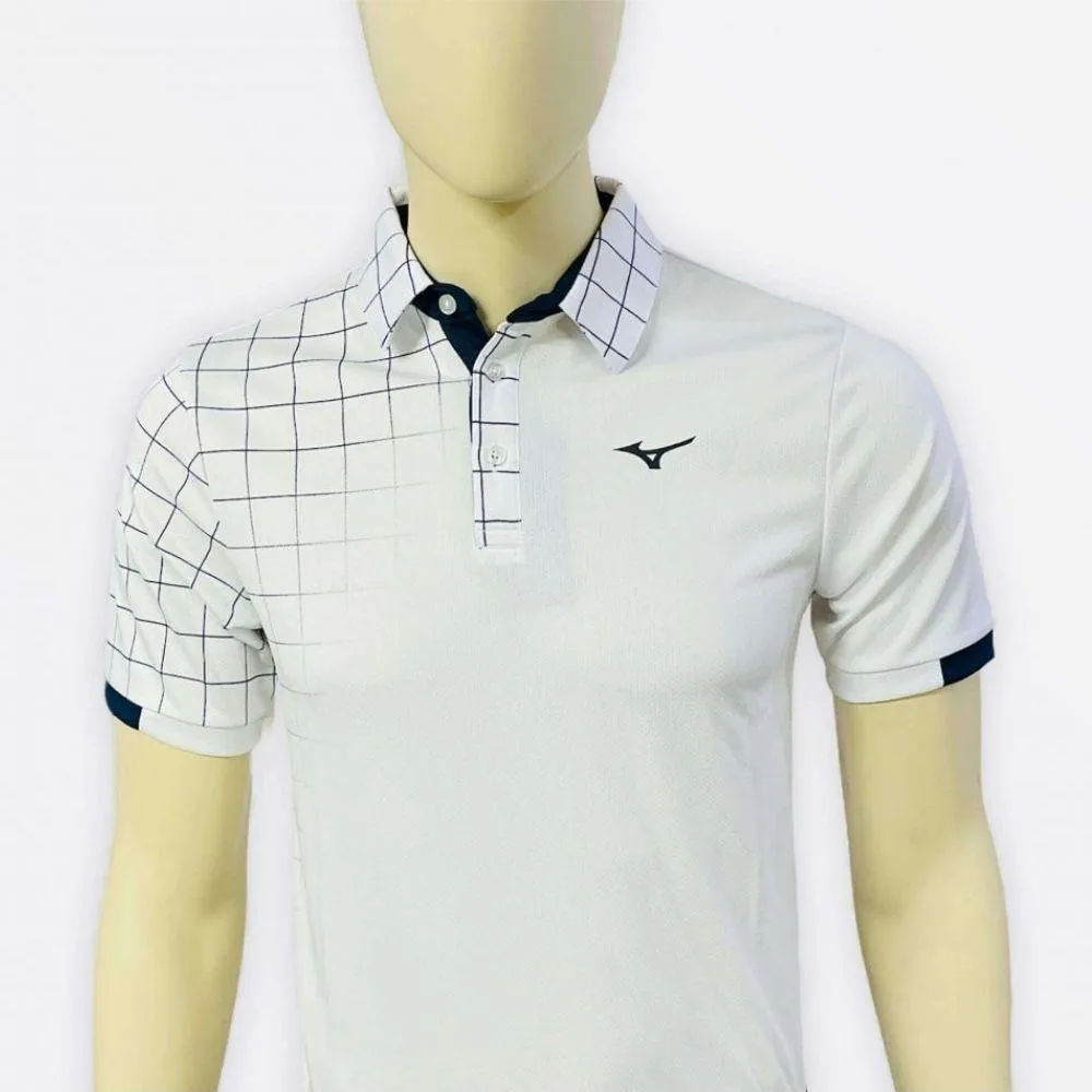 Mizuno Grid Gradient Print Polo T-Shirt