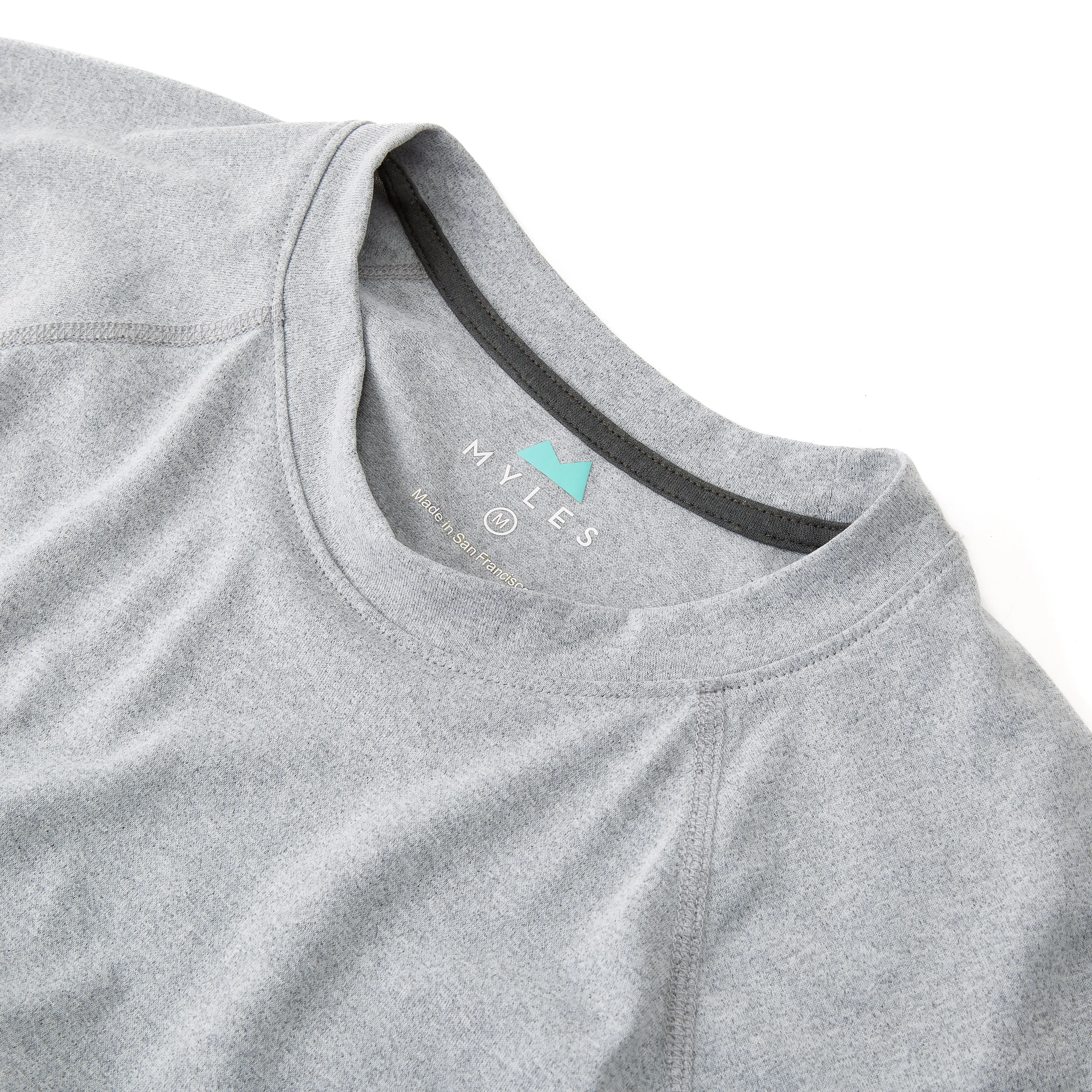 Momentum Tee in Heather Gray