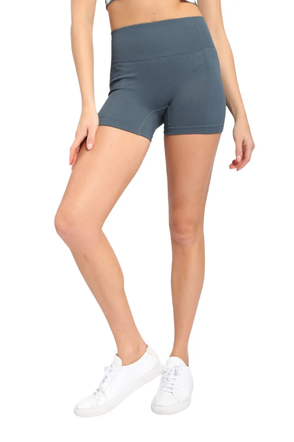 Mono B Ribbed Seamless Short Shorts APH2815