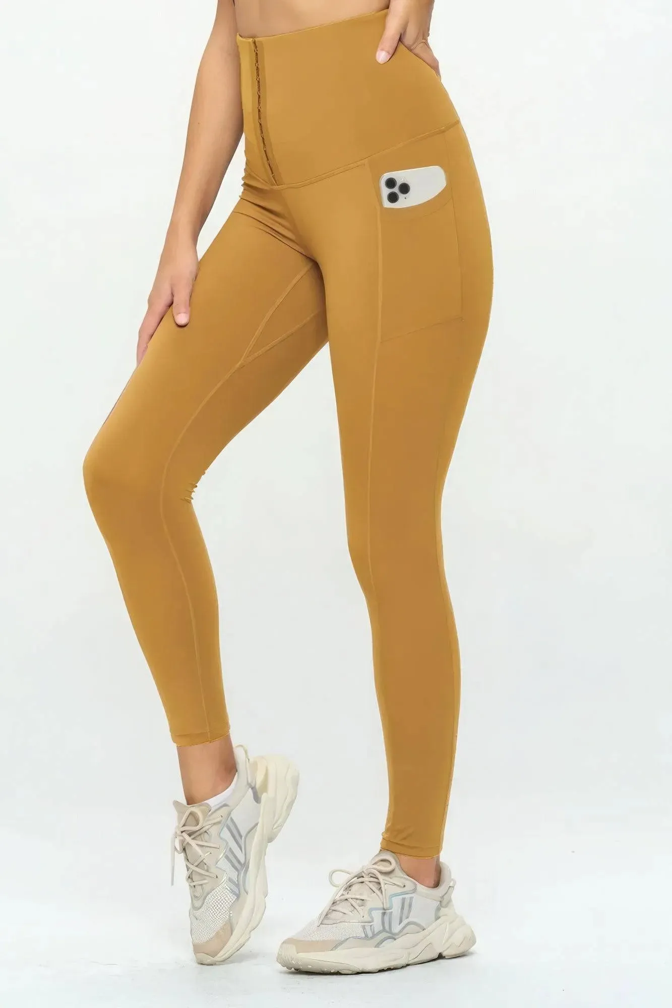 Mustard Yoga Compression Leggings