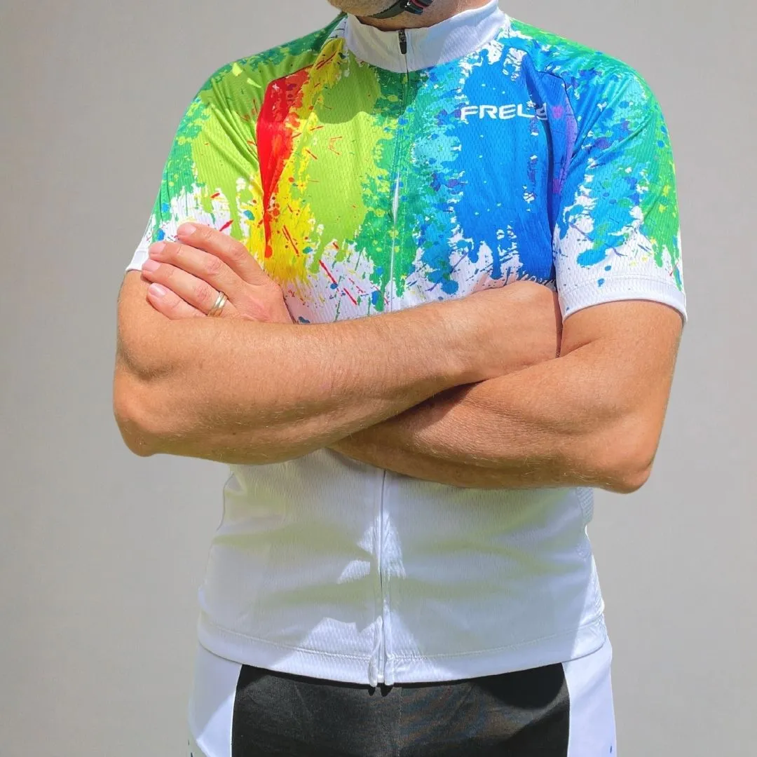 My Rainbow Graffiti | Men's Short Sleeve Cycling set