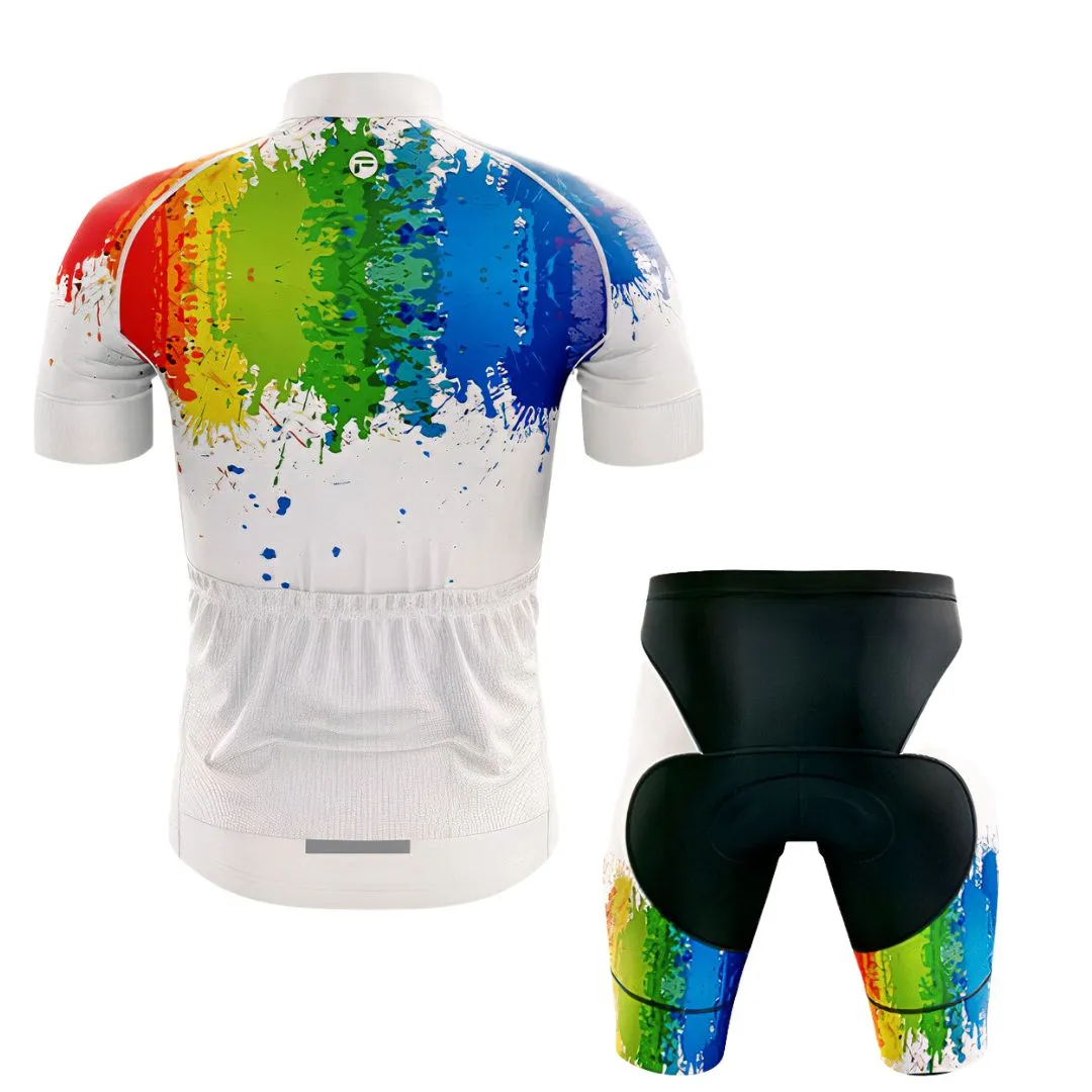 My Rainbow Graffiti | Men's Short Sleeve Cycling set