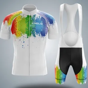 My Rainbow Graffiti | Men's Short Sleeve Cycling set