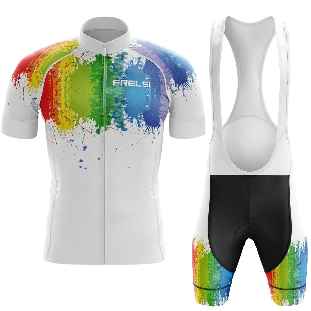 My Rainbow Graffiti | Men's Short Sleeve Cycling set