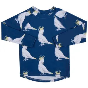 Navy Cockatoo Kids' Rash Top