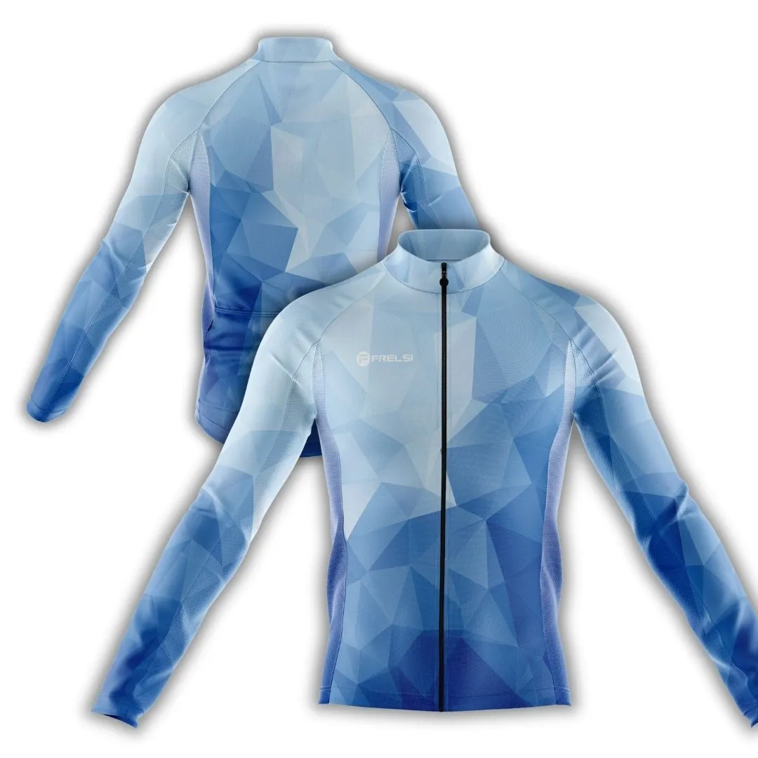 NEW! Ocean Blue | Men's Long Sleeve Cycling Set