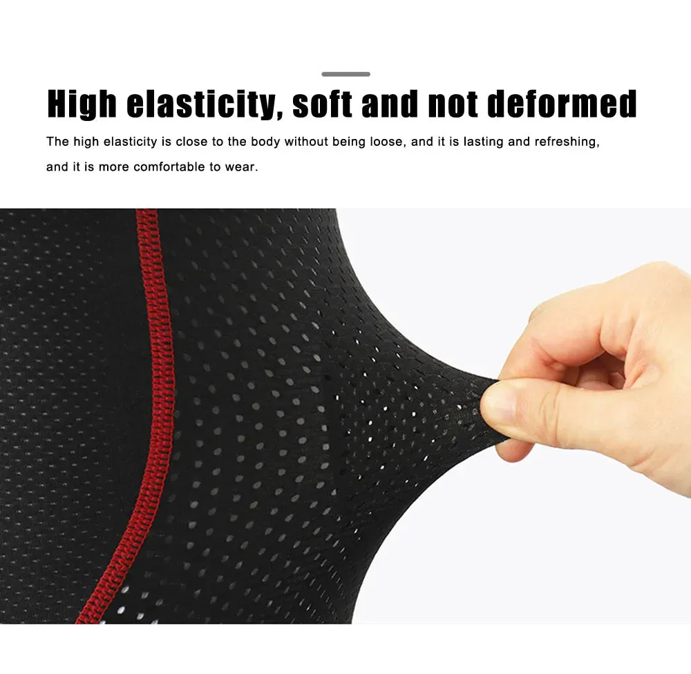 NEWBOLER Cycling Shorts Breathable Mesh Bicycle Underwear 5D Gel Pad Shockproof Cycling Underwear MTB Bike Shorts  Man Shorts