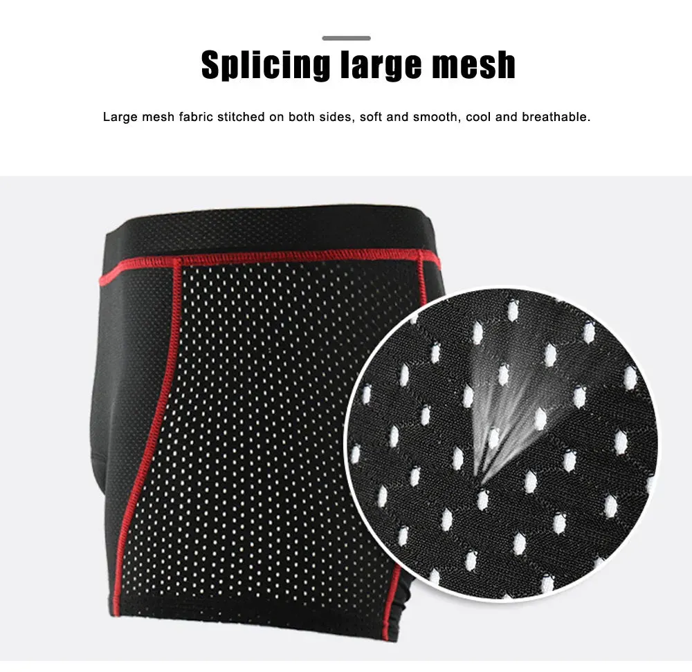 NEWBOLER Cycling Shorts Breathable Mesh Bicycle Underwear 5D Gel Pad Shockproof Cycling Underwear MTB Bike Shorts  Man Shorts