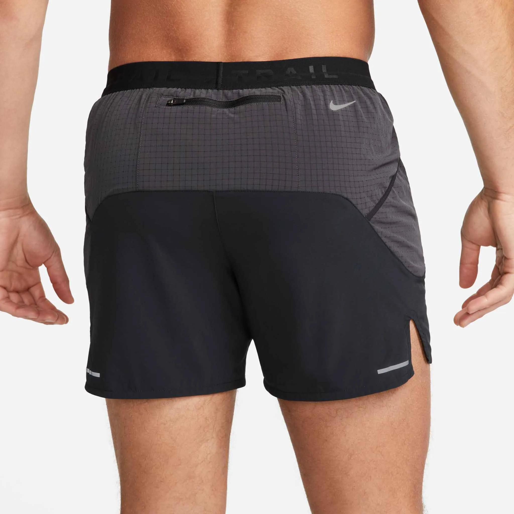 Nike | Men's Dri-FIT Trail Second Sunrise 5" Brief-Lined Running Shorts - Black