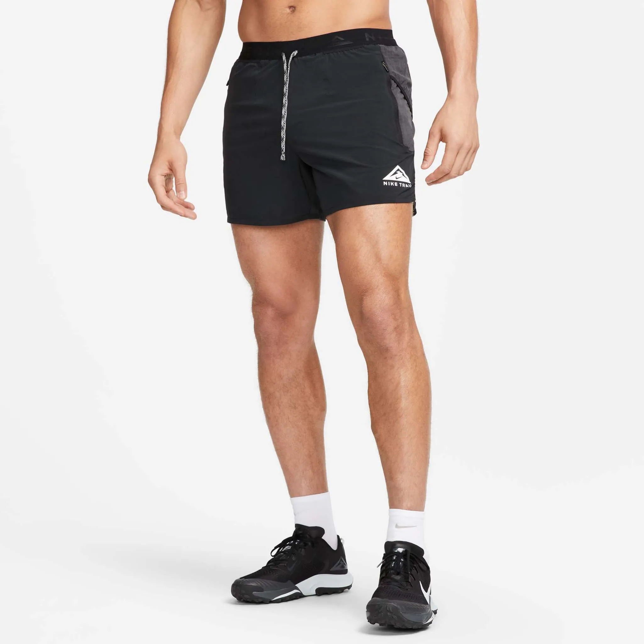 Nike | Men's Dri-FIT Trail Second Sunrise 5" Brief-Lined Running Shorts - Black