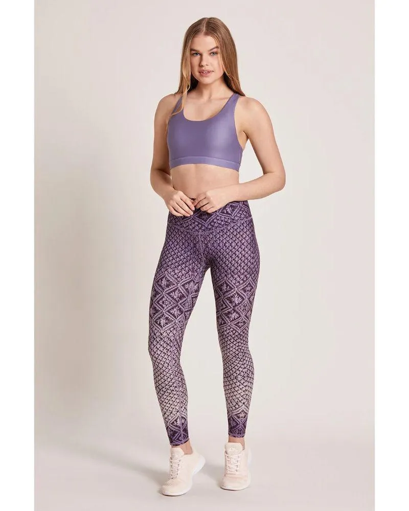 Niyama Sol Macrame' Amethyst High Waist Legging