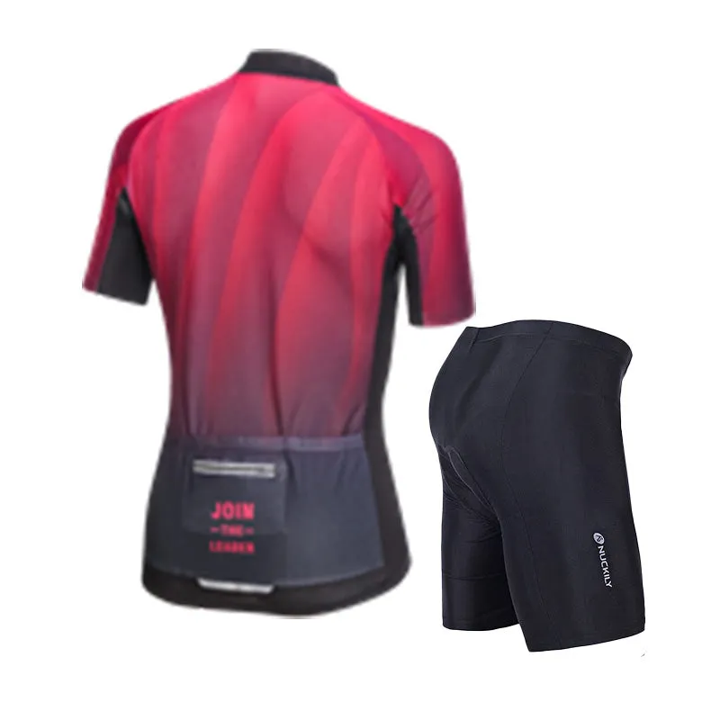 Nuckily Mycycology MG039-NS355 Half Sleeves Jersey and Gel Padded Shorts