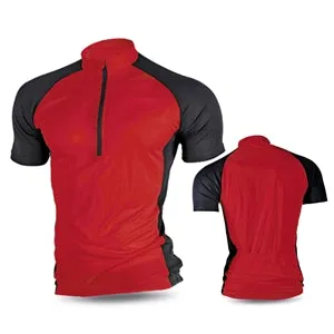 Nuckily Mycycology NJ601-NS355 Half Sleeves Jersey and Gel Padded Shorts Red