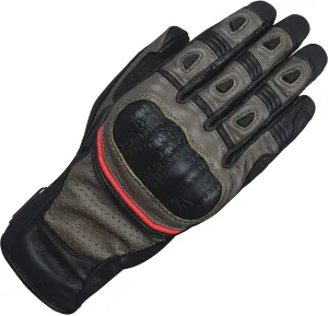 Oxford Hawker Leather Gloves - Brown / Black