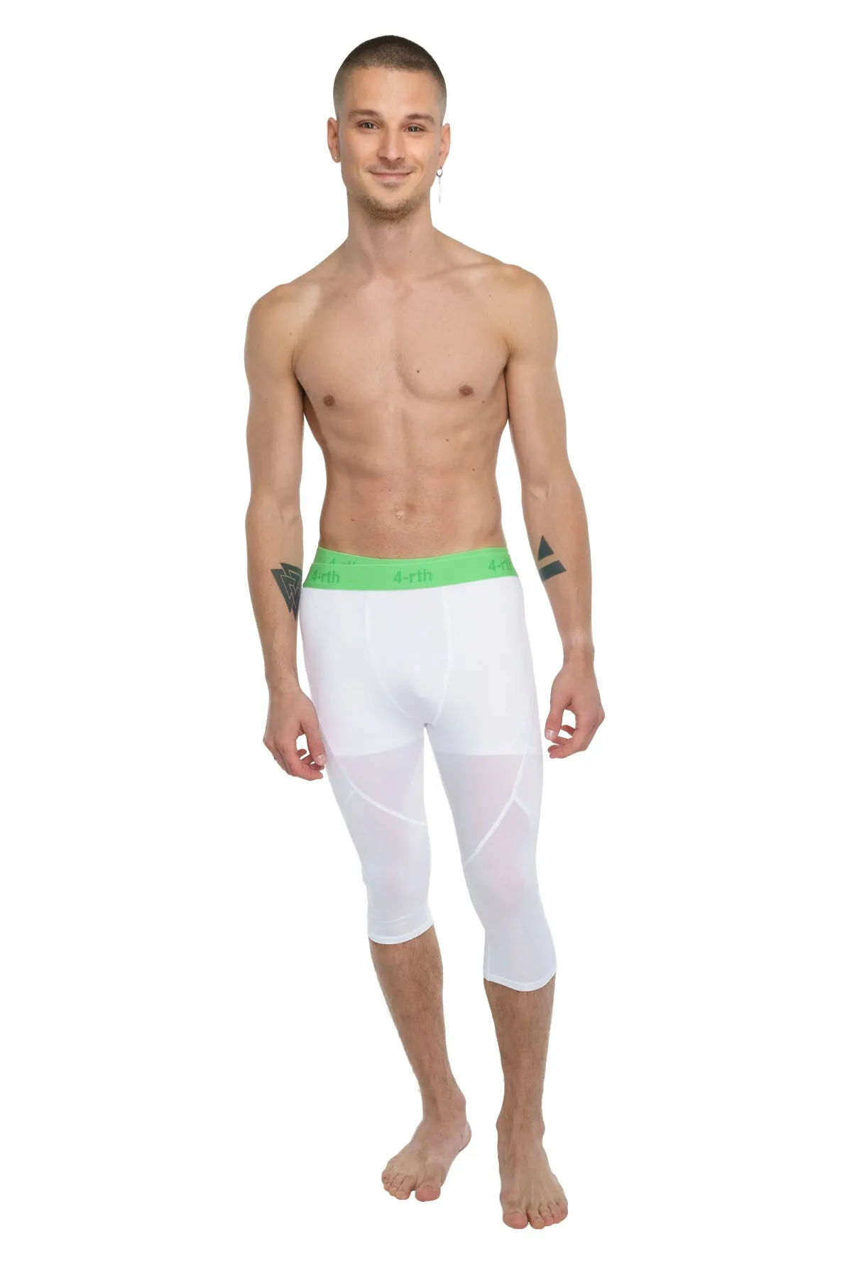 Performance Yoga Leggings - 3/4 (Arctic White)