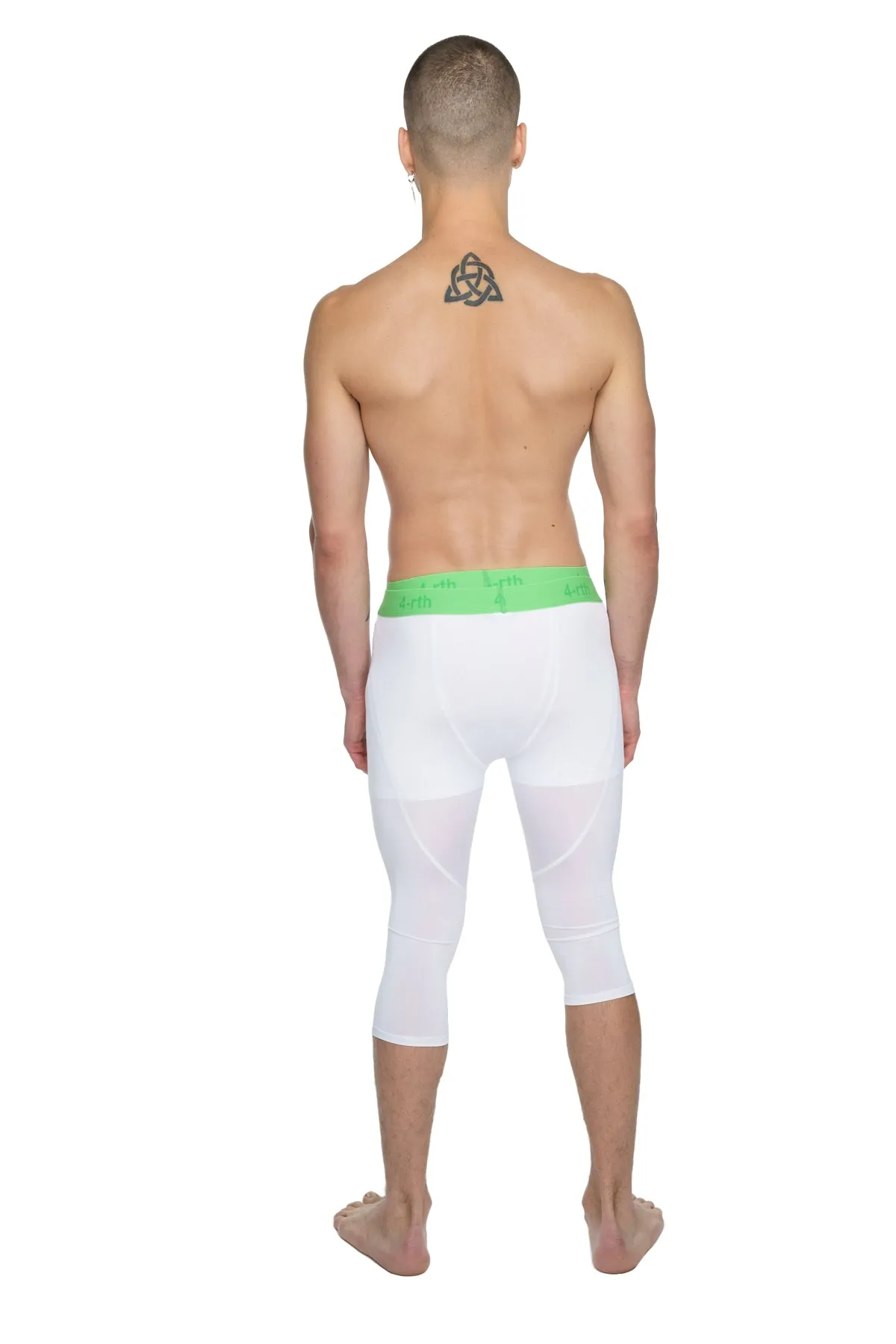 Performance Yoga Leggings - 3/4 (Arctic White)