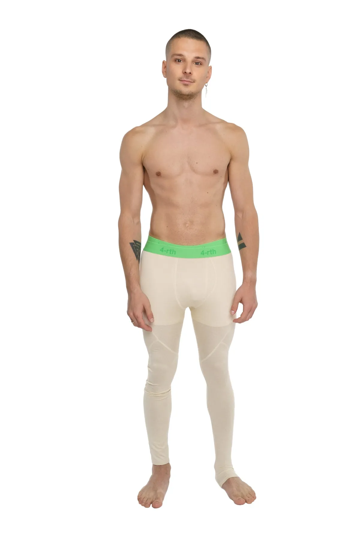 Performance Yoga Leggings - Long (Sand Beige)