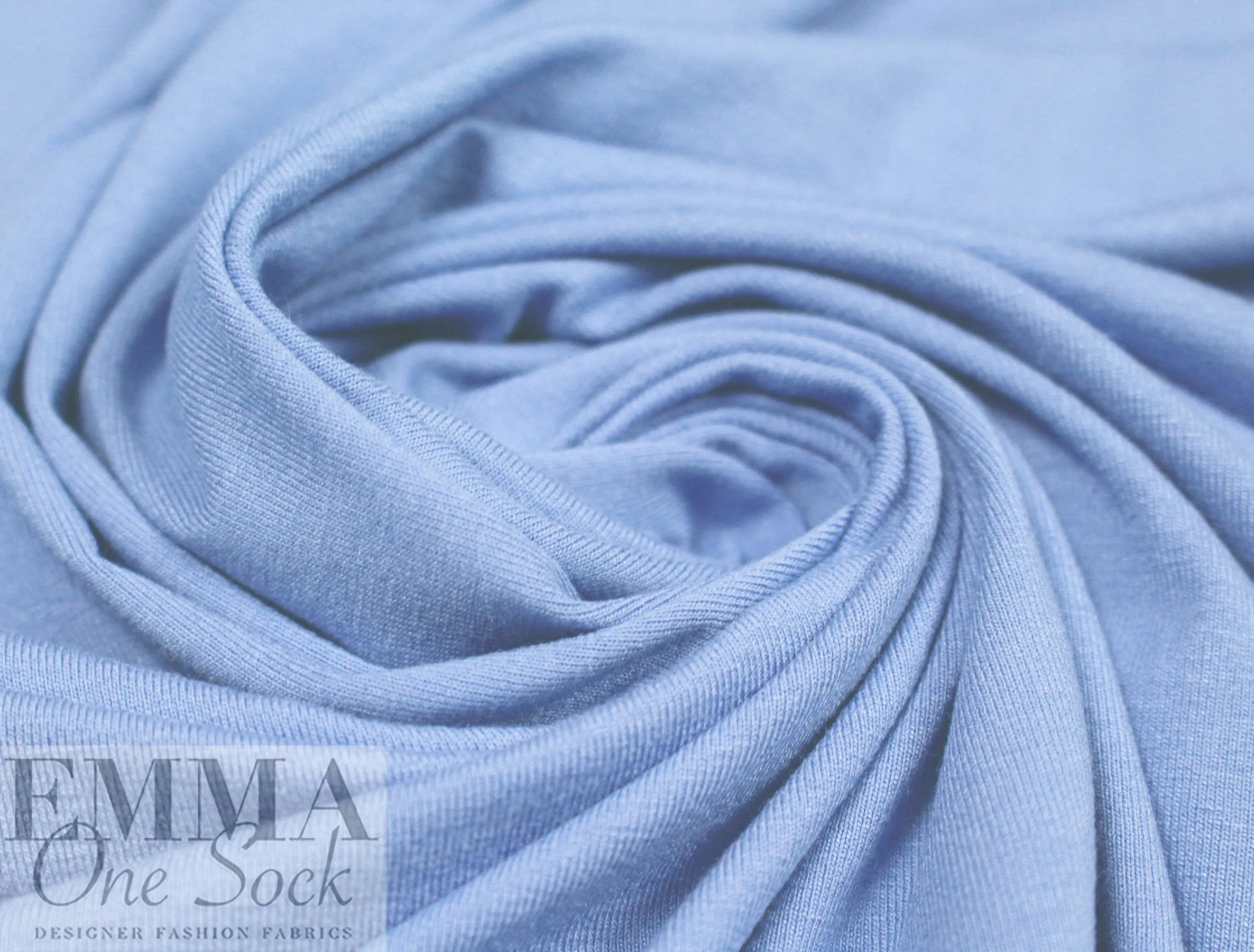 peri blue Oeko-Tex viscose/spandex 4-way jersey