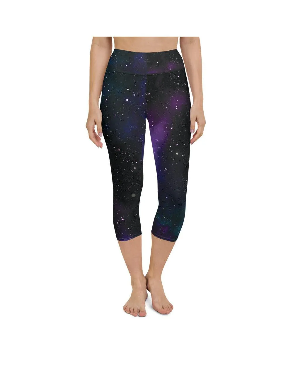 Purple Galaxy Yoga Capris