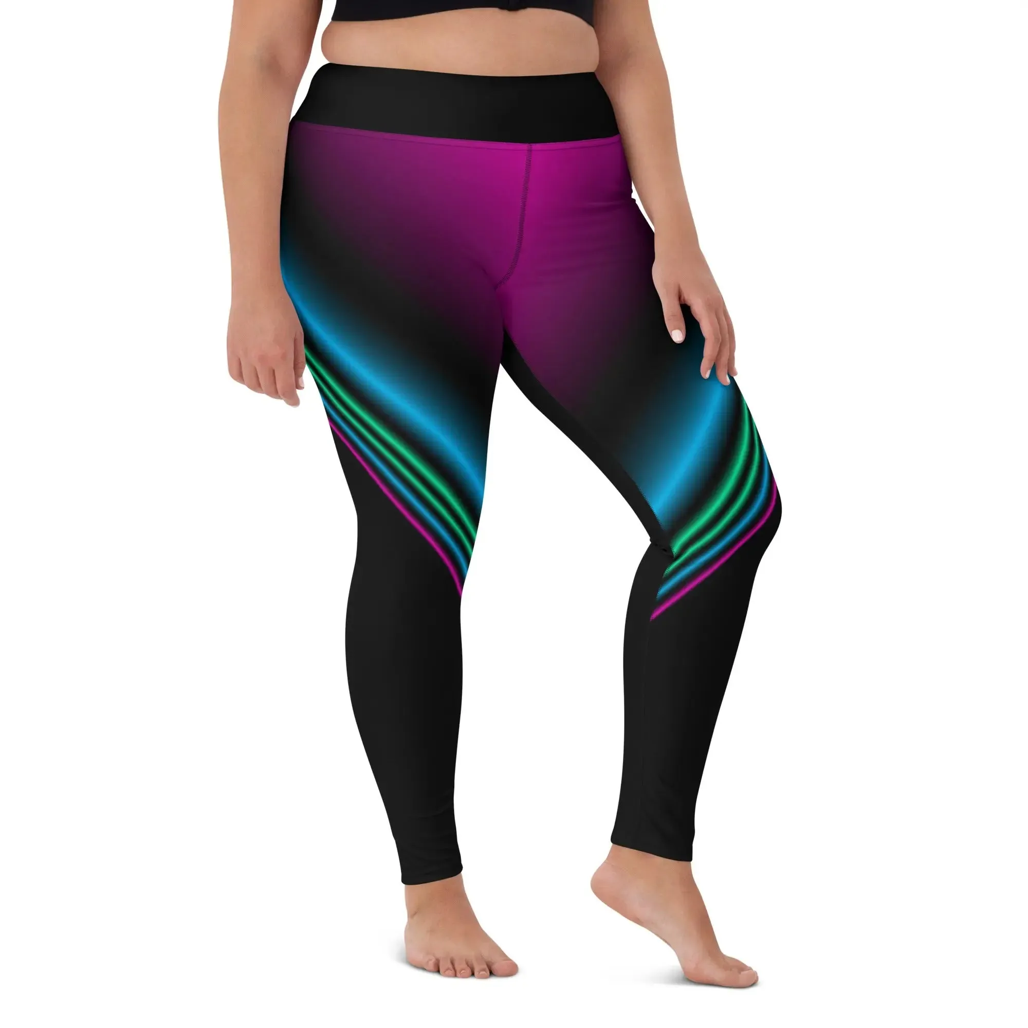 "Cosmic Blast" Collection - Yoga Long Leggings