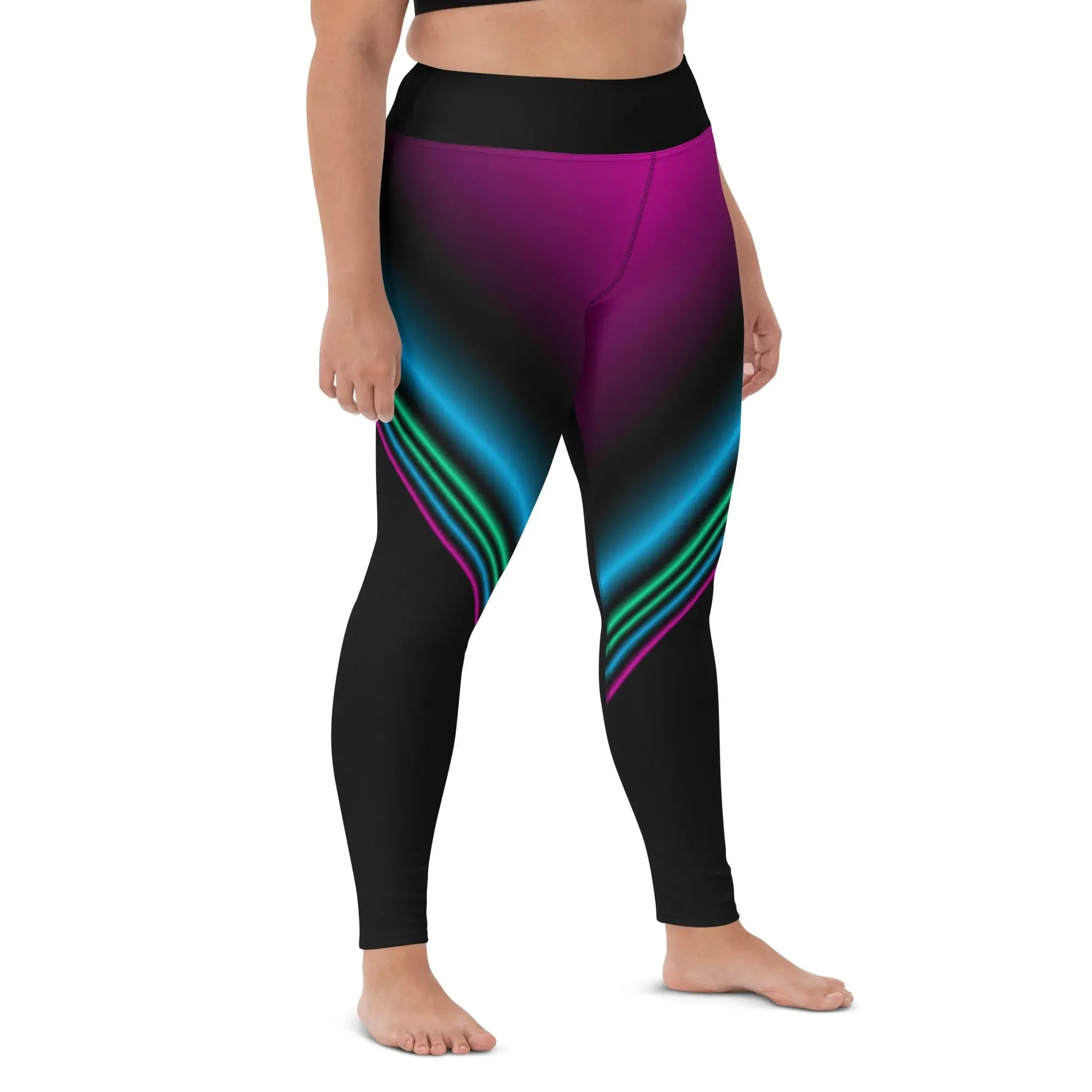 "Cosmic Blast" Collection - Yoga Long Leggings