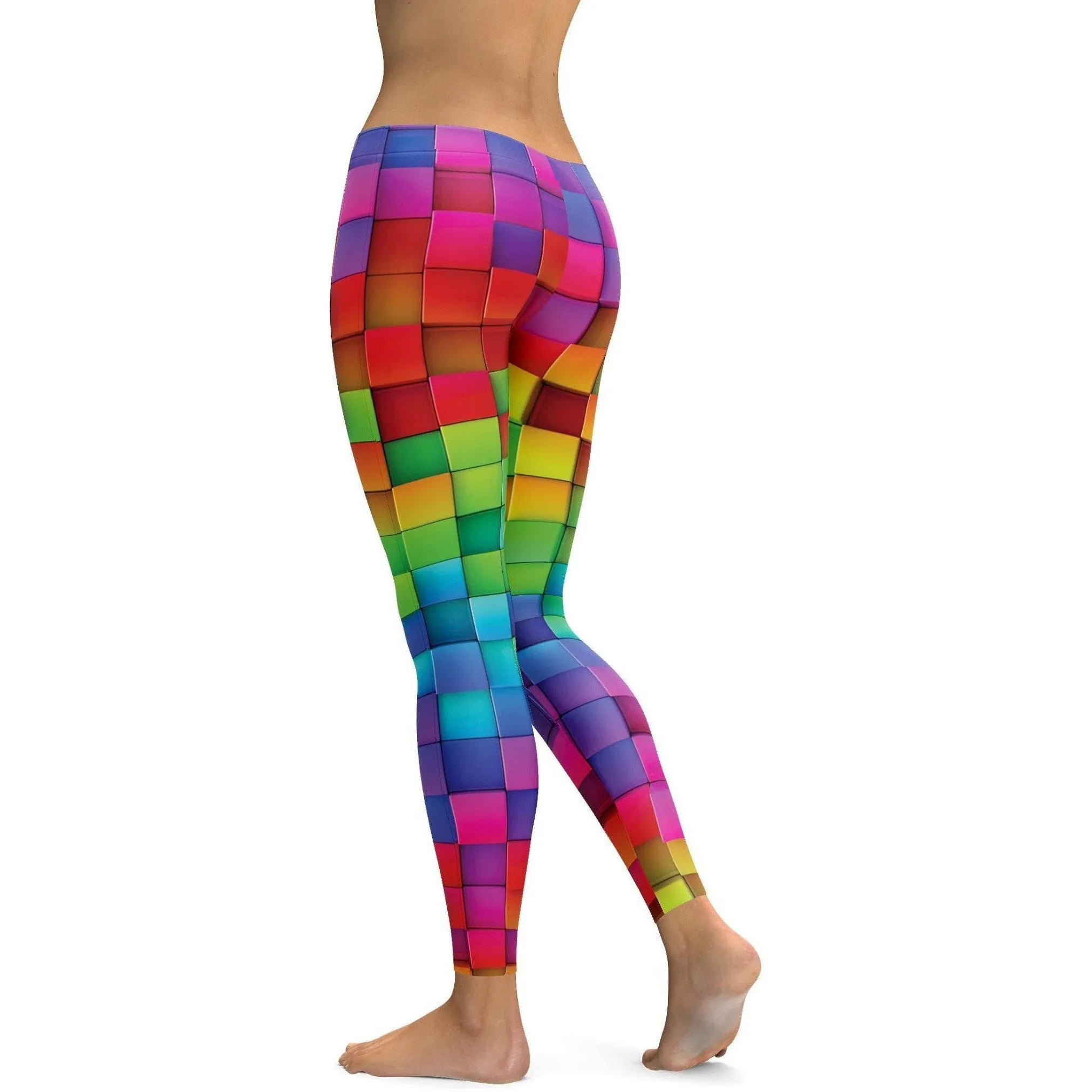 Rainbow Blocks Leggings