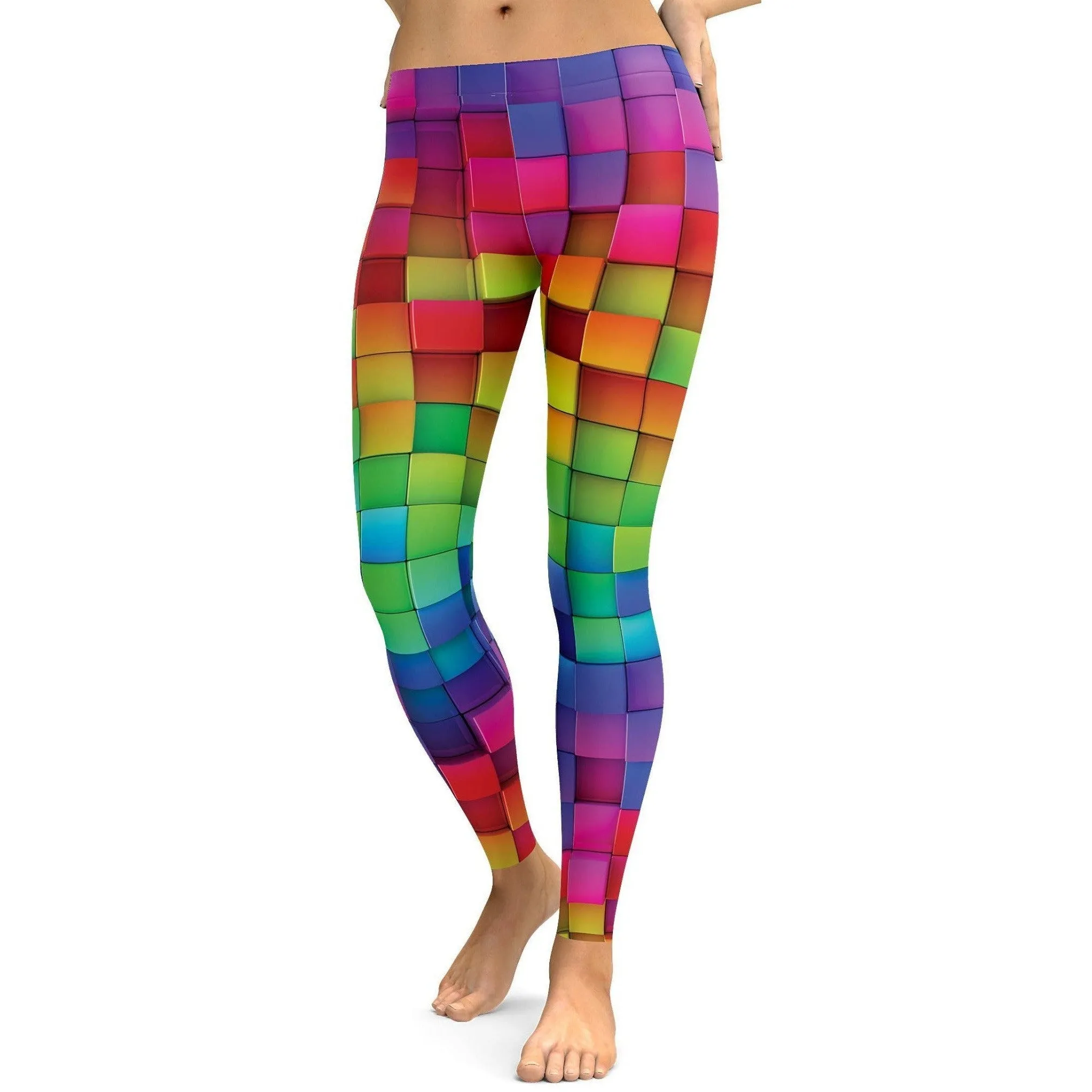 Rainbow Blocks Leggings