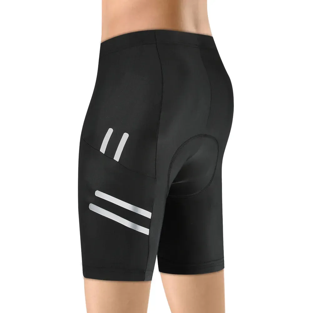 Reflective 5D Padded Cycling Shorts Shockproof MTB Bicycle Shorts Road Bike Shorts Ropa Ciclismo Tights For Men Women