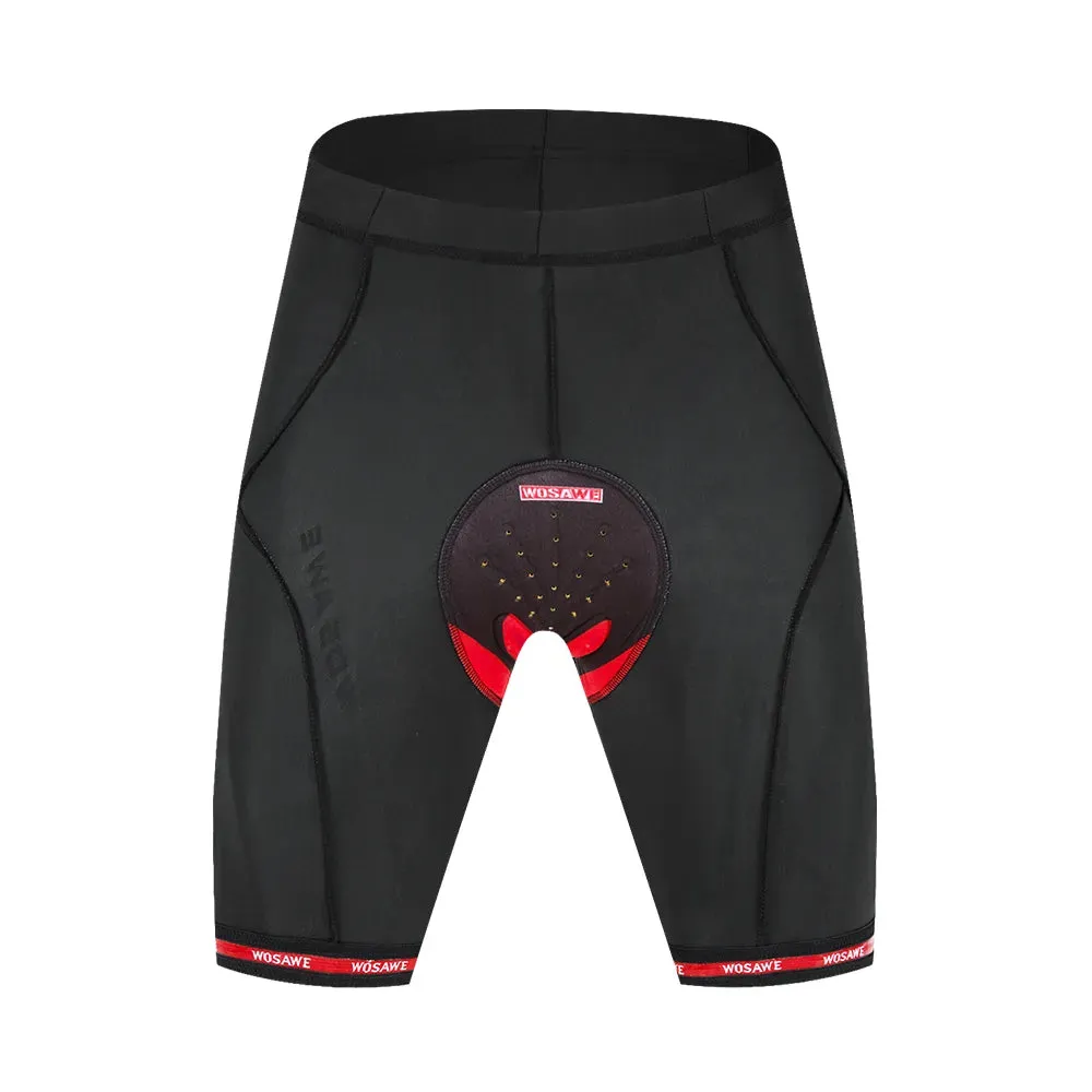 Reflective 5D Padded Cycling Shorts Shockproof MTB Bicycle Shorts Road Bike Shorts Ropa Ciclismo Tights For Men Women