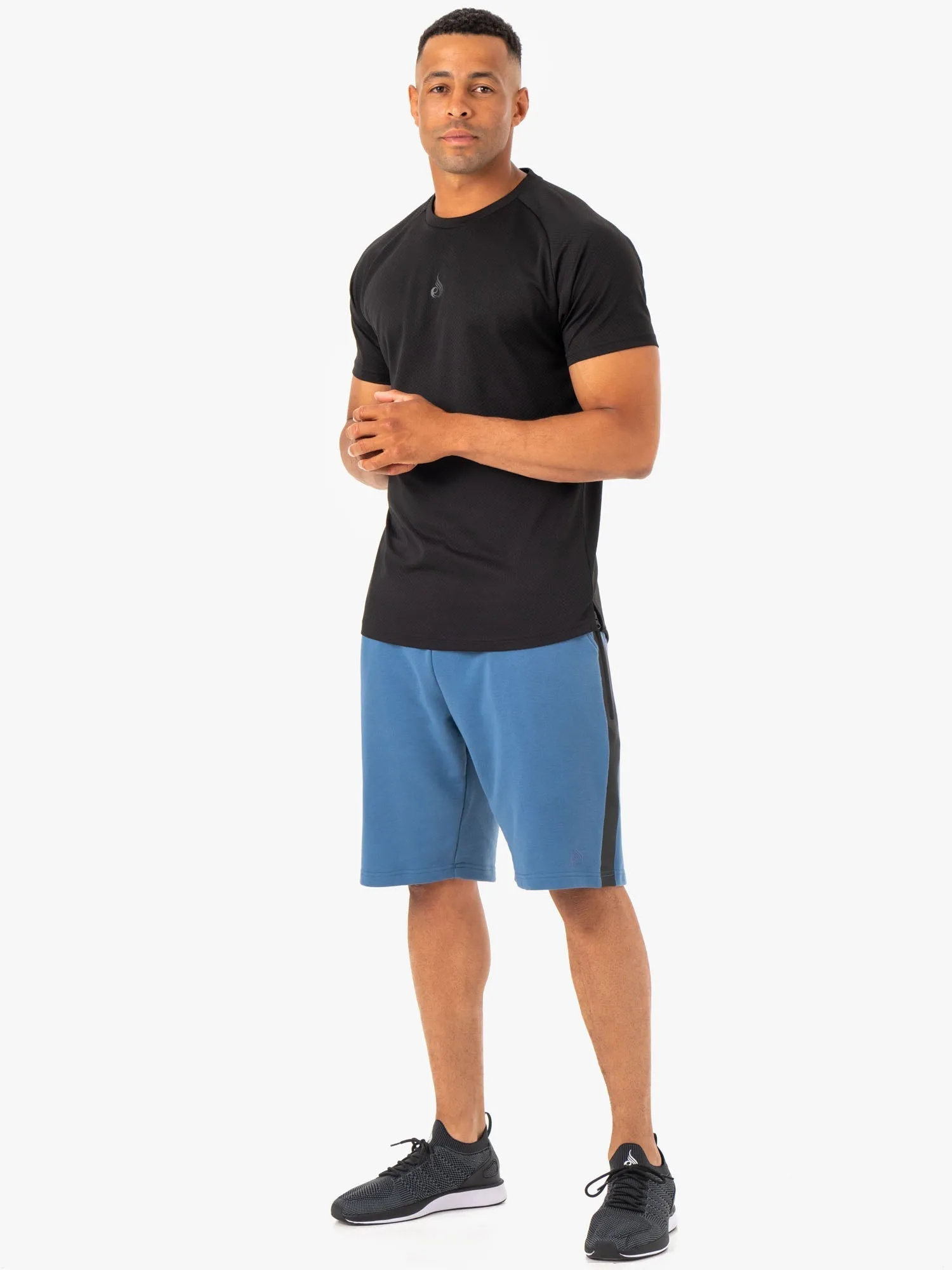 Restore Fleece Track Short - Blue