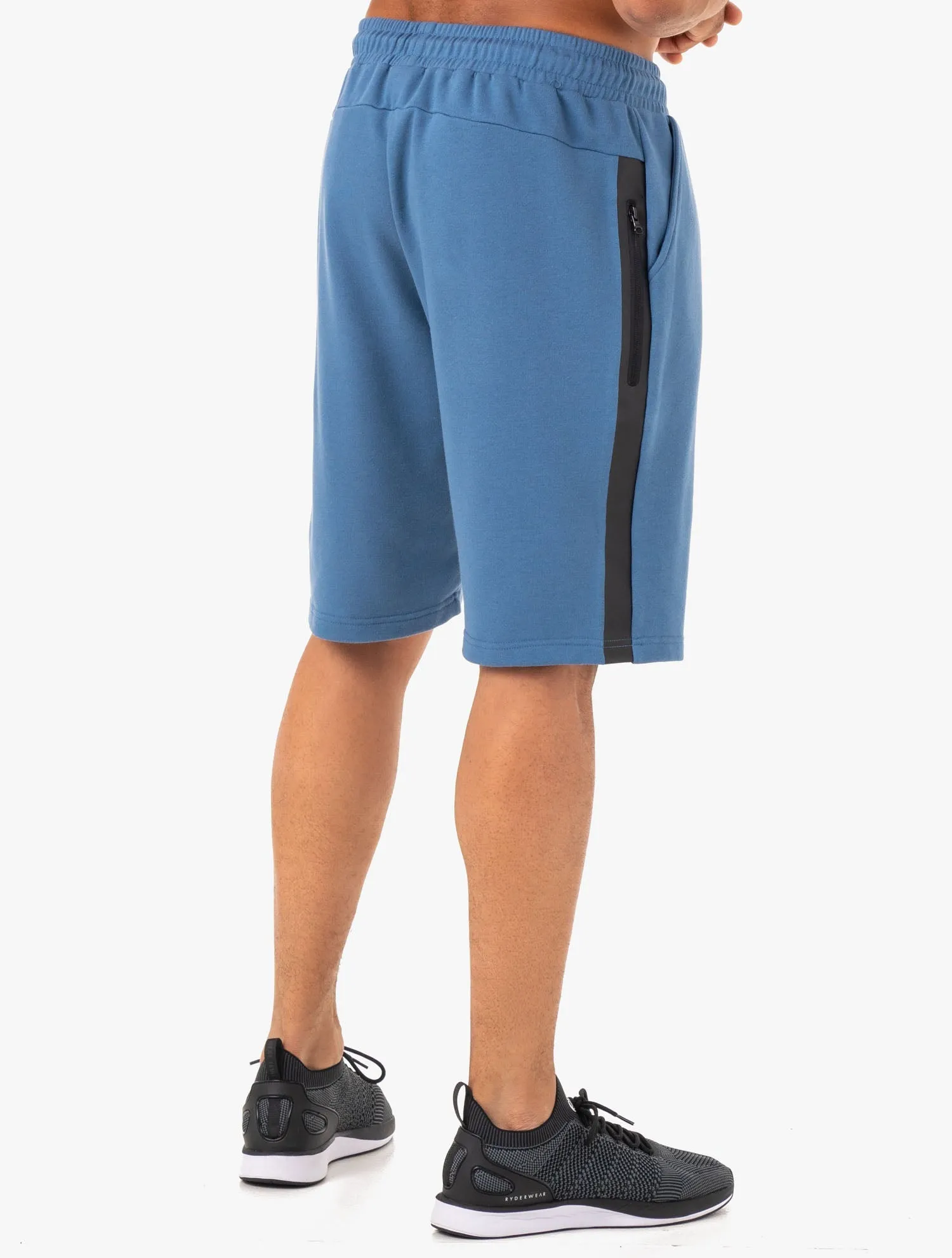 Restore Fleece Track Short - Blue