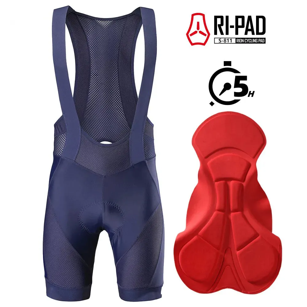 RION Cycling Bib Shorts Men Bike Bibs 3D Pad Breathable Quick Dry For Male Bicycle Tights Ciclismo MTB Moutain Bike Wearing