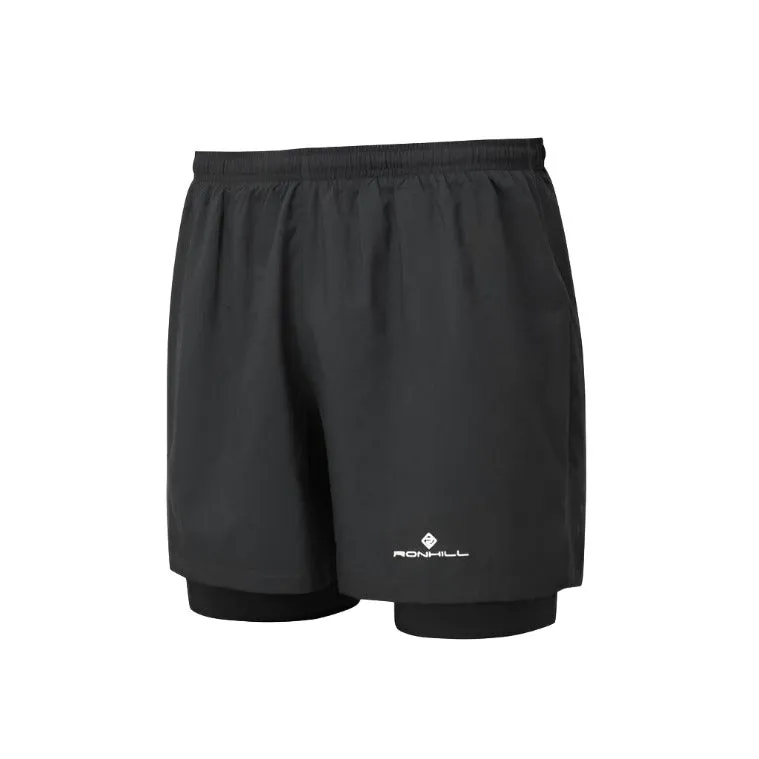 Ronhill Mens Core Twin Short Black