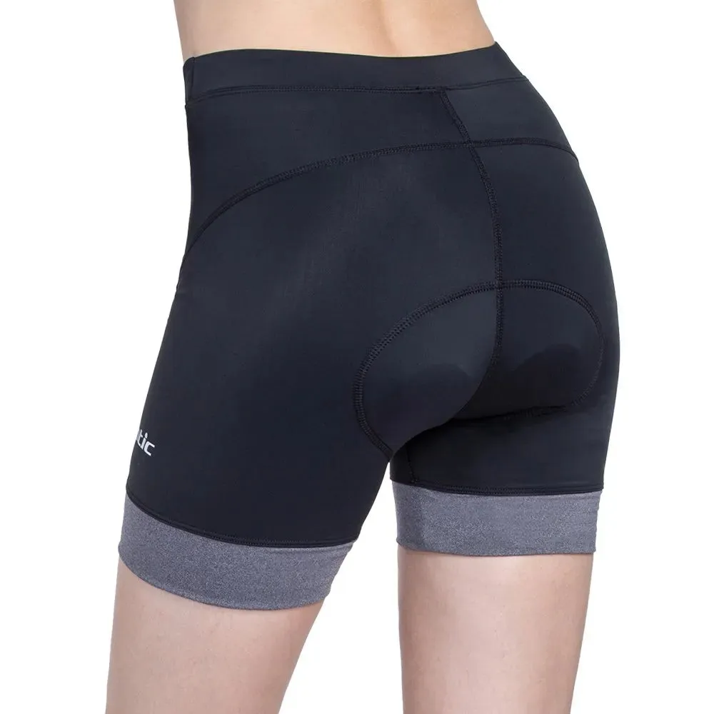 Santic Women's Cycling Shorts 4D Gel Bike Classes Padding Plus Size Quick-dry Fabric Breathable