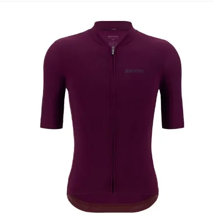 Santini Men's Sensation Summer Jersey - Burgundy