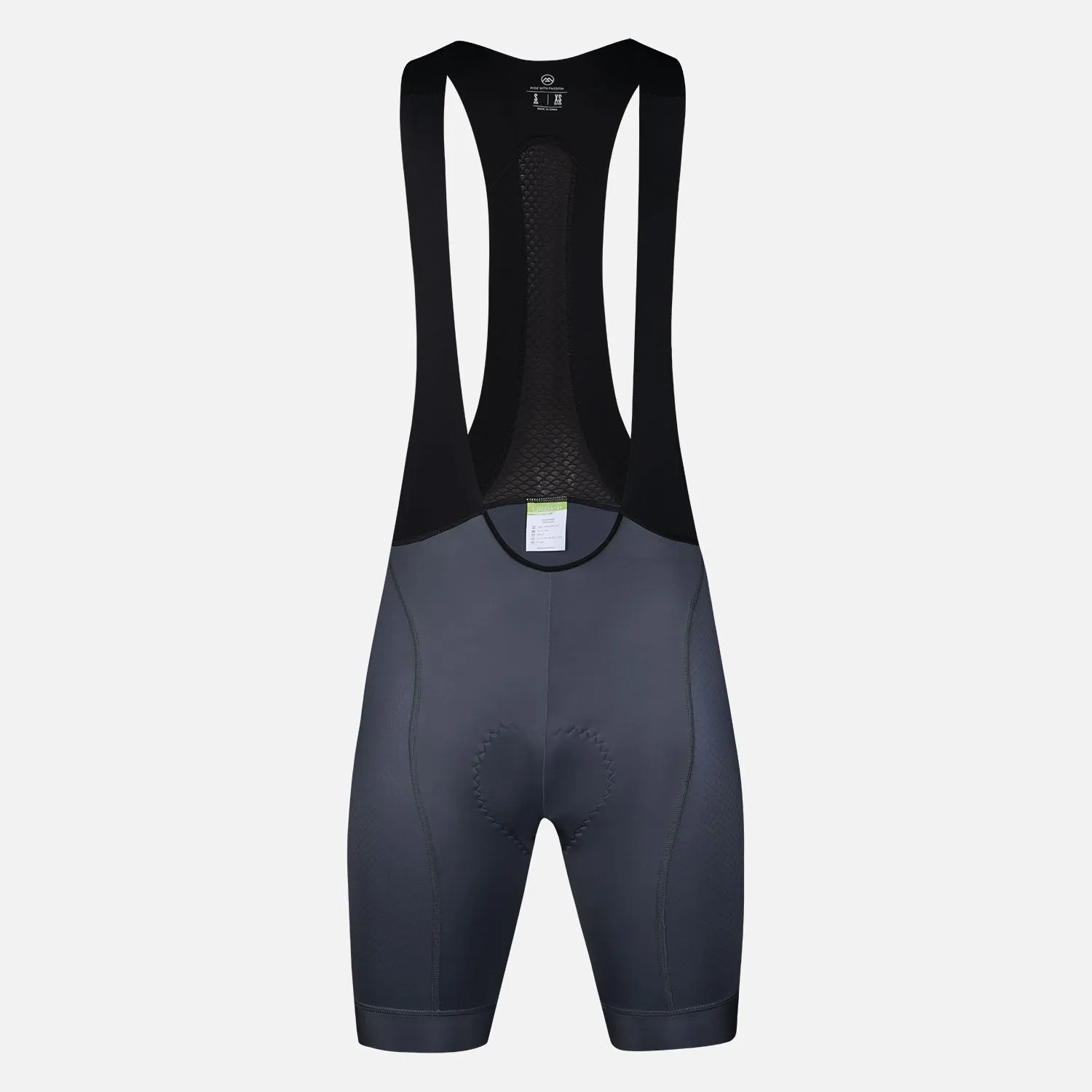 Skull Monton Cycling Bib Shorts Mens Gray