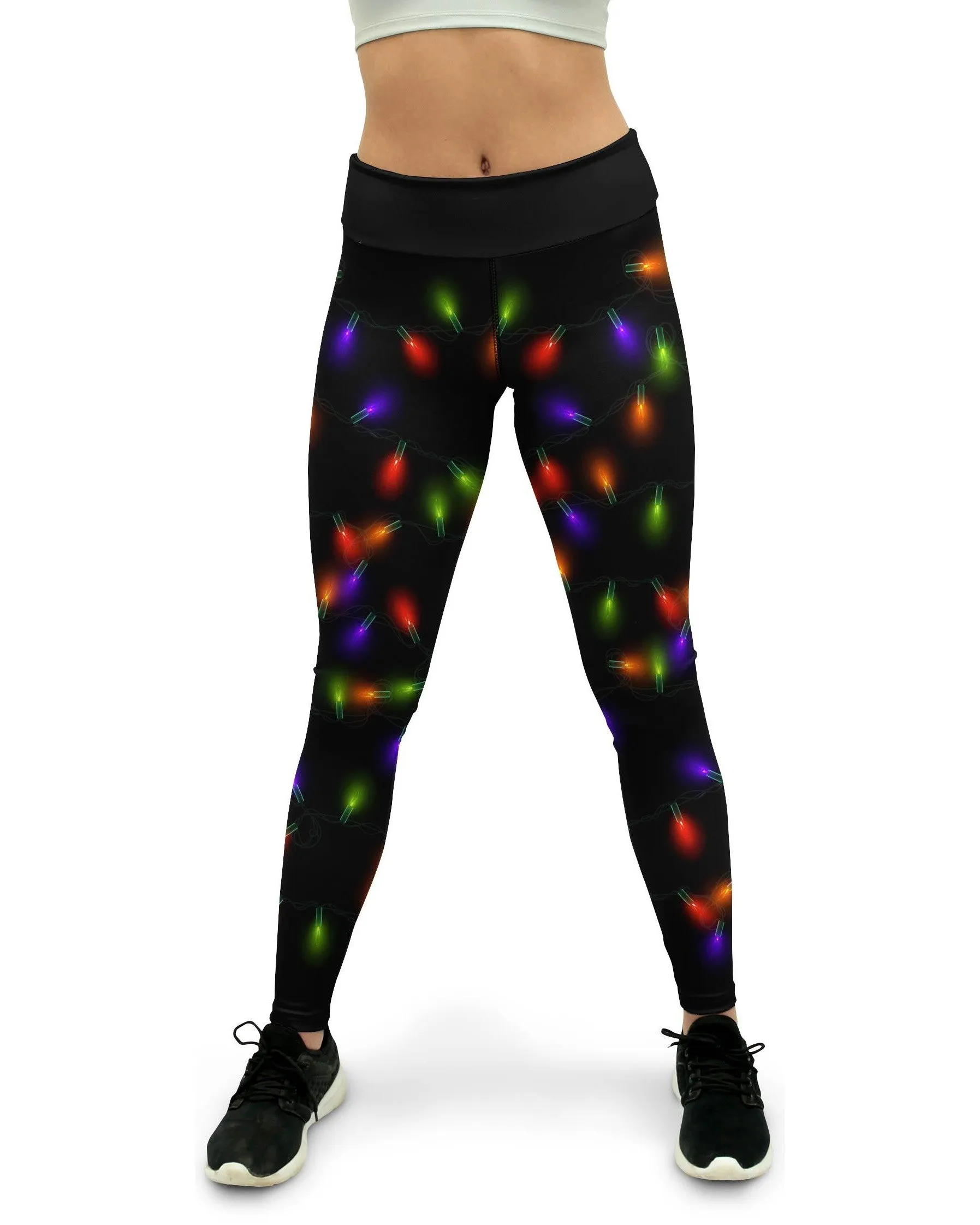 Small Christmas Lights Yoga Pants