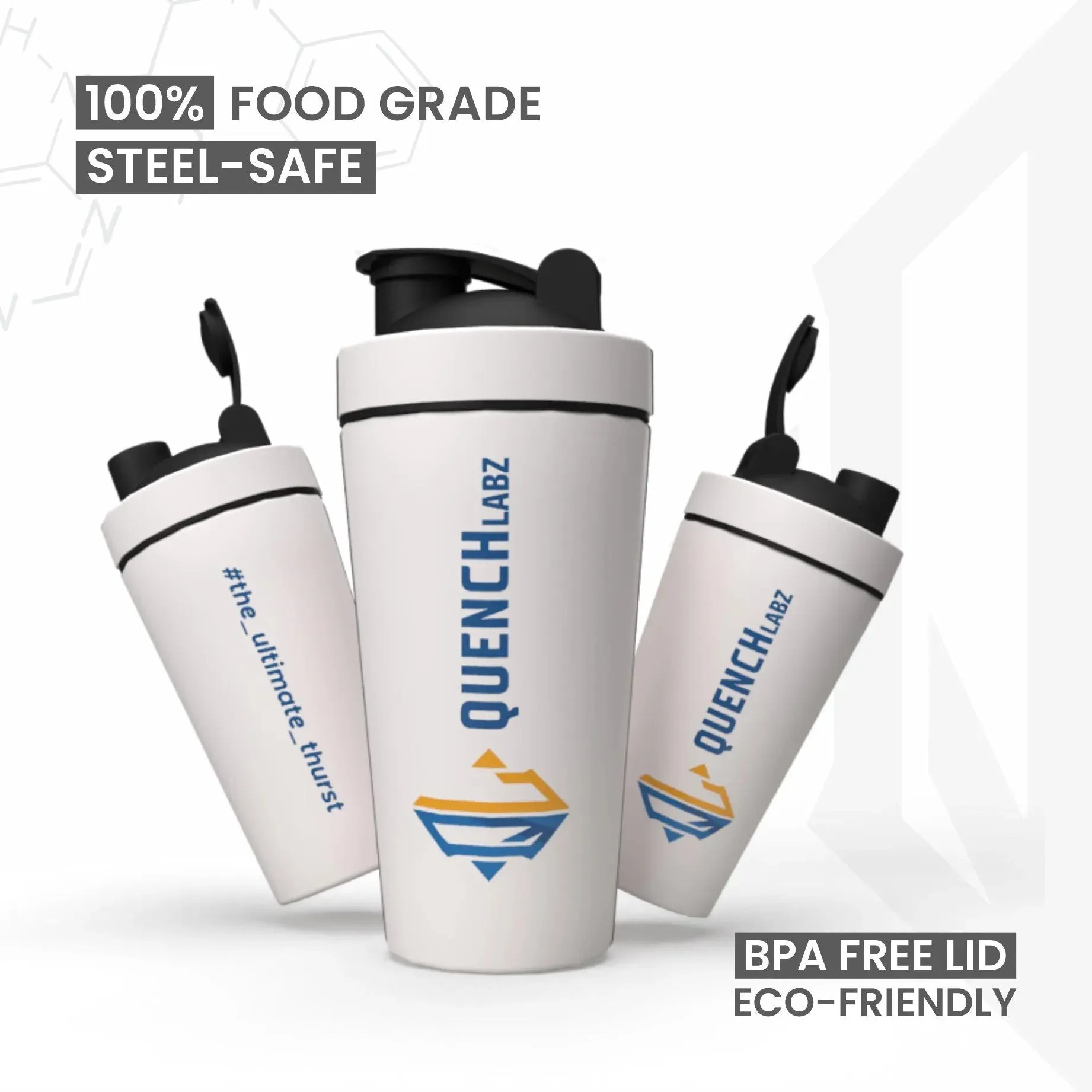 Stainless Steel Shaker - Premium & Durable Gym Shaker