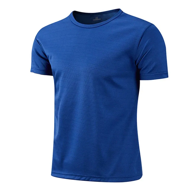 Summer t Shirt For Men Casual White t-Shirts Man Short Sleeve Top Breathable Tees Quick Dry Gym Shirt Soccer Jersey Male Clothes