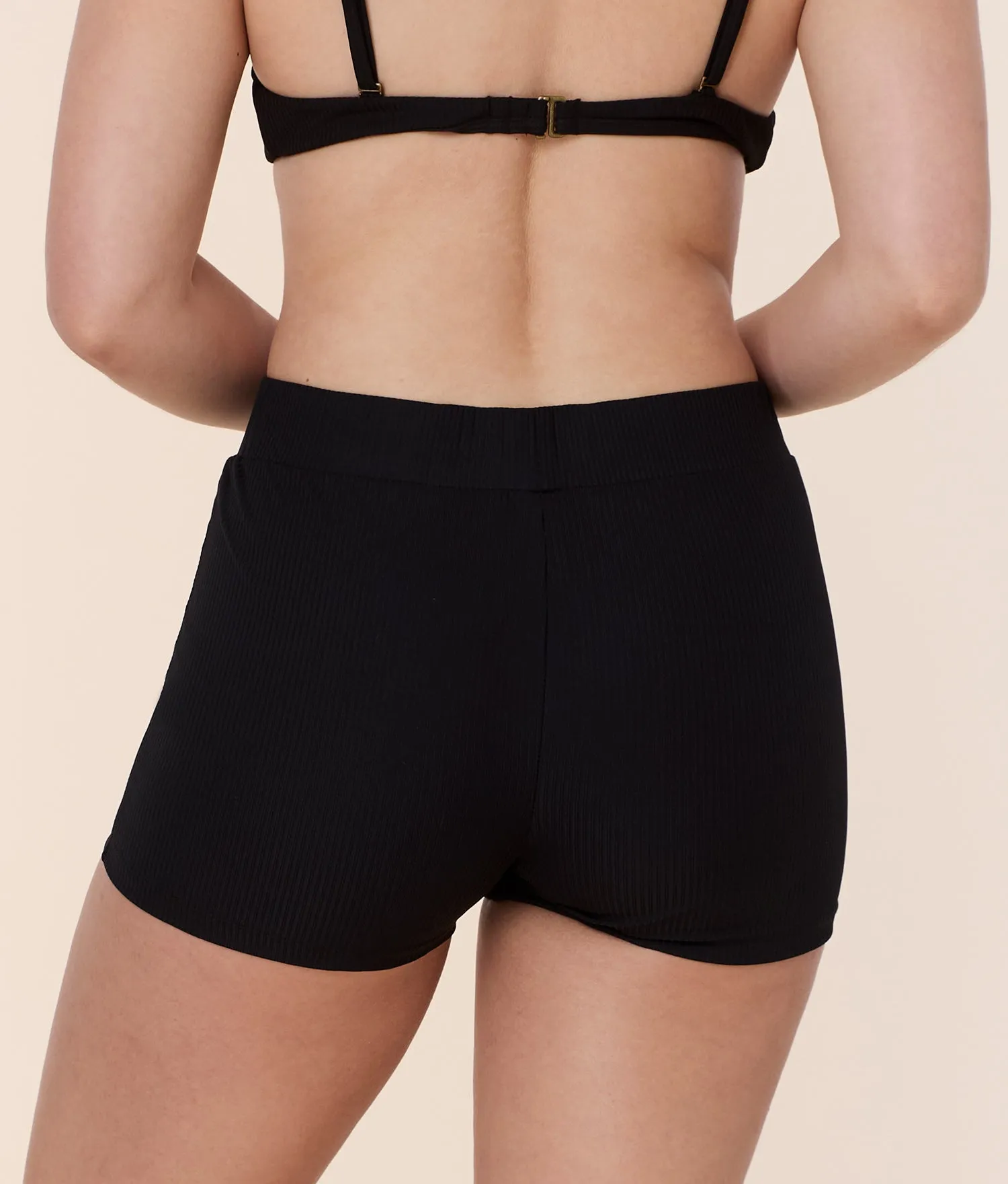 The Marco Short - Eco Ribbed - Black