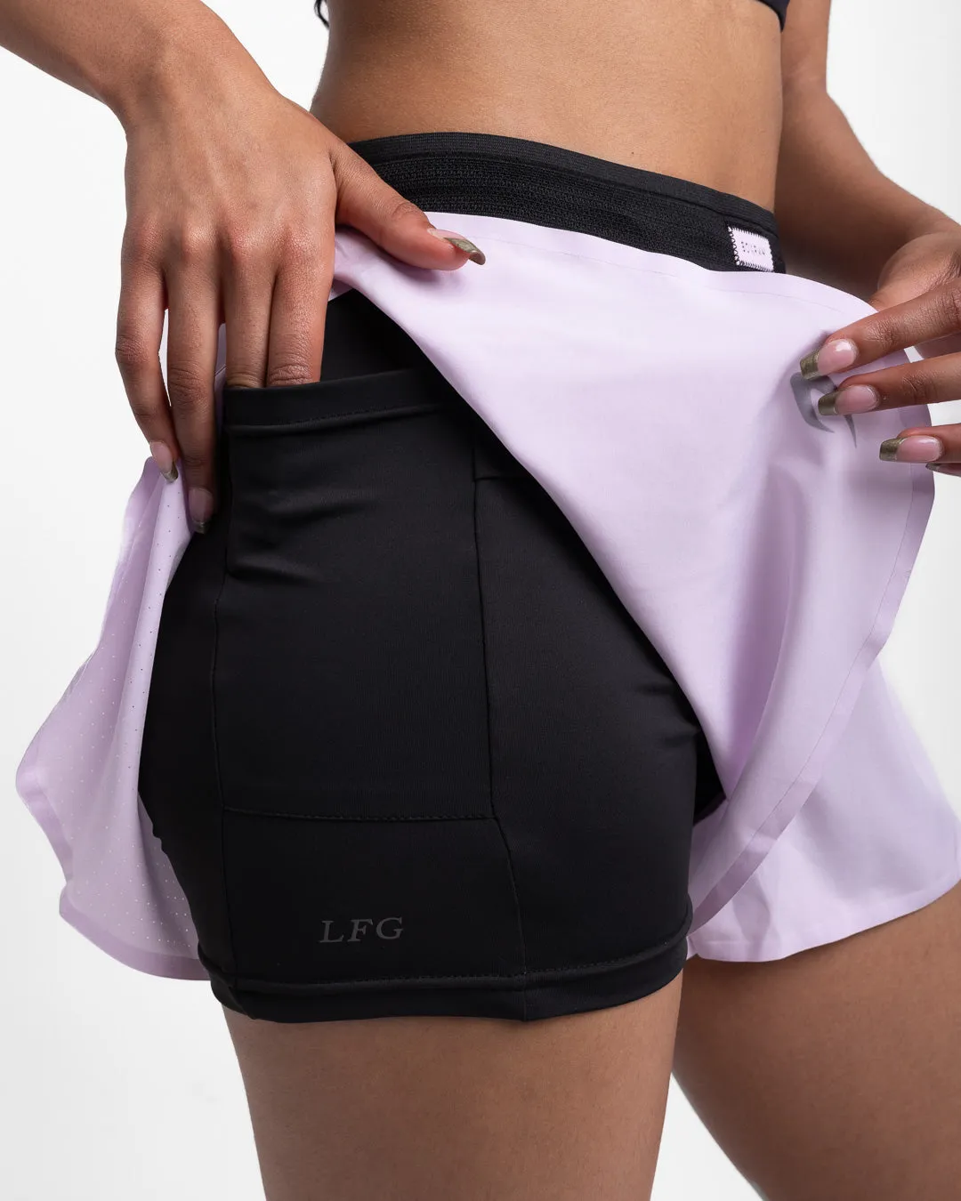 Tunero 2-in-1 Shorts - Lilac