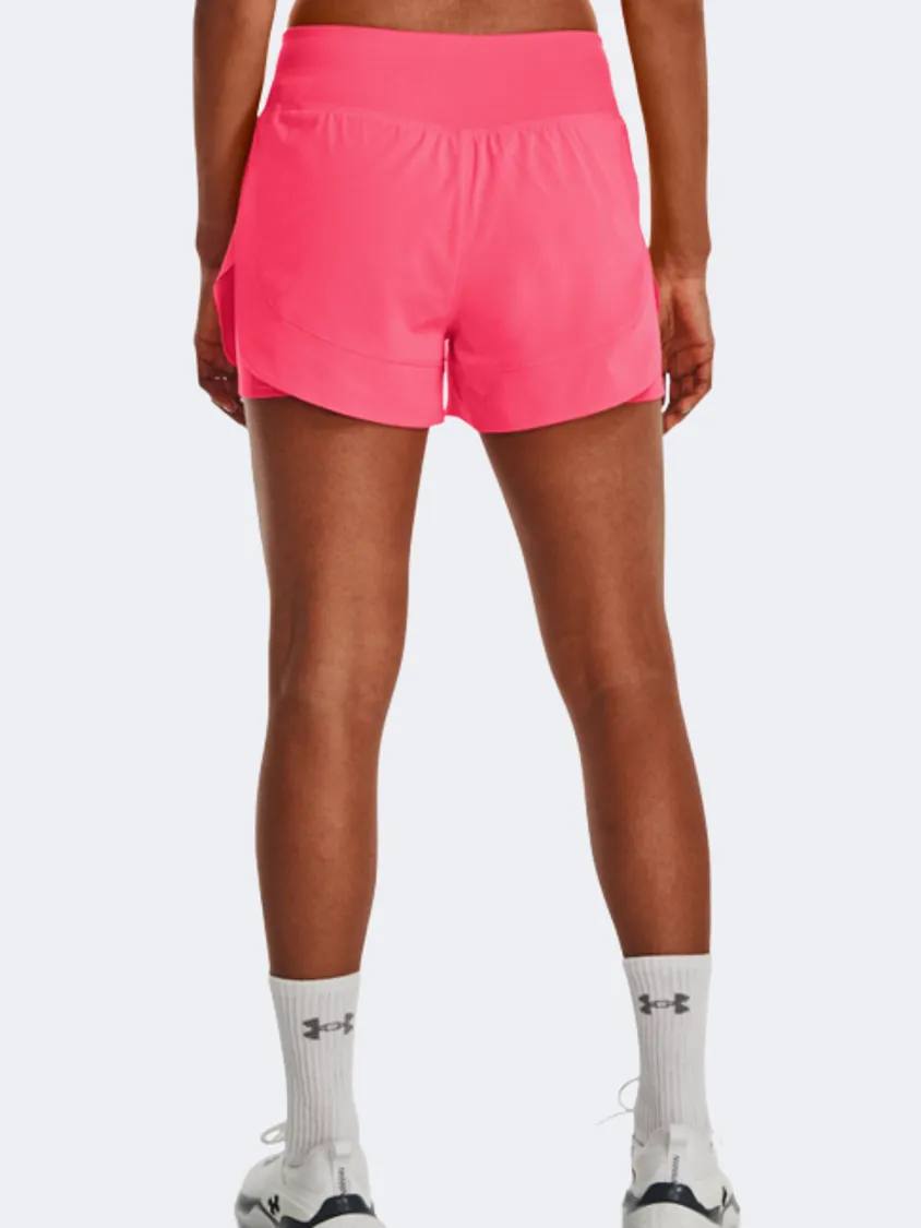 Under Armour Flex Woven 2-In-1  Women Training Short Pink