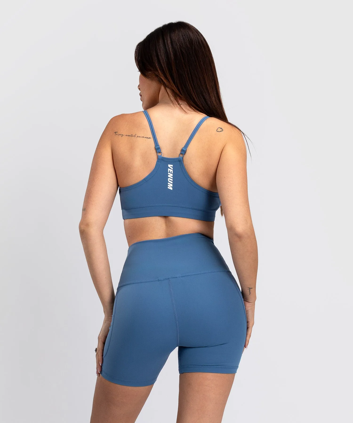 Venum Essential Women's Low Impact Sports Bra - Storm Blue