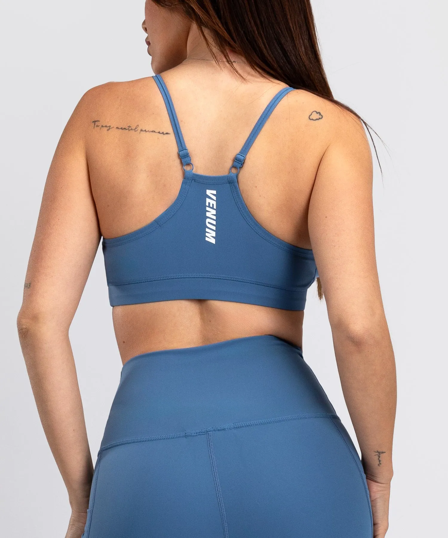 Venum Essential Women's Low Impact Sports Bra - Storm Blue