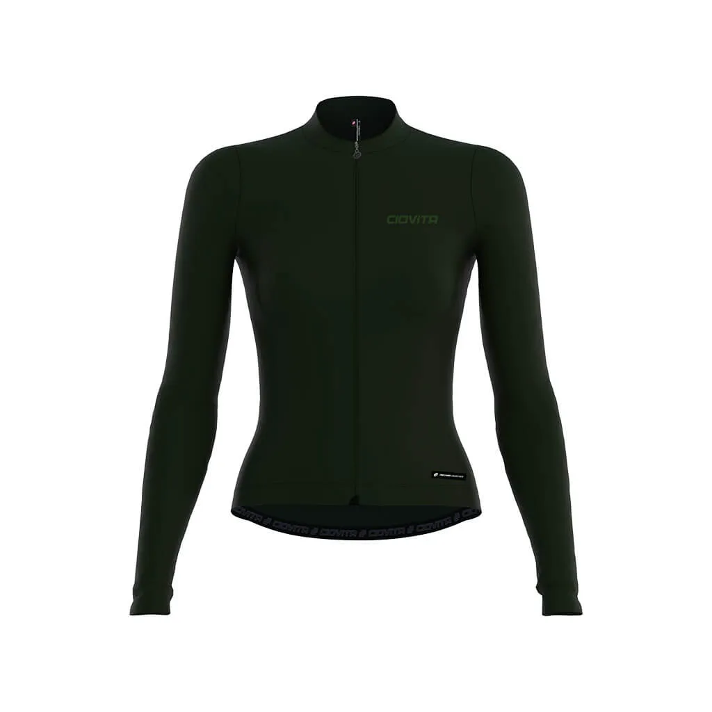 Women's Long Sleeve Thermal Jersey (Pine)