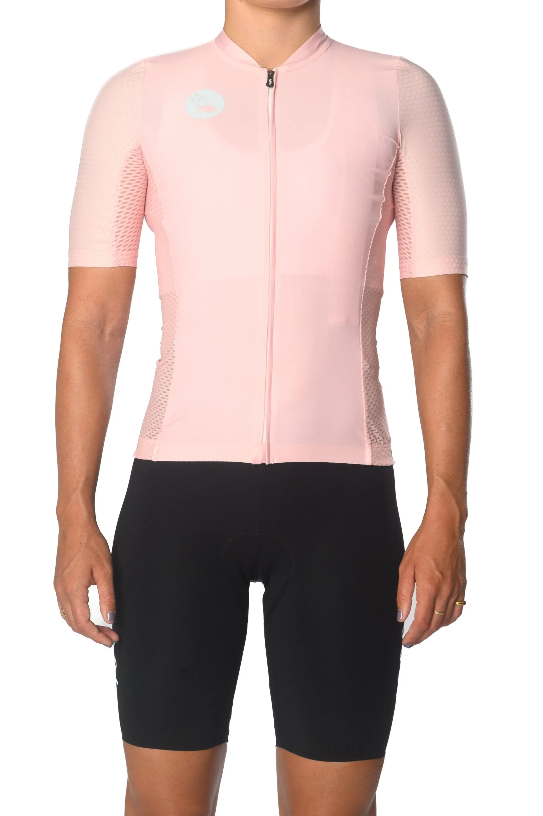 Women's LUCEO Hex Racer Cycling Jersey - Petal Pink