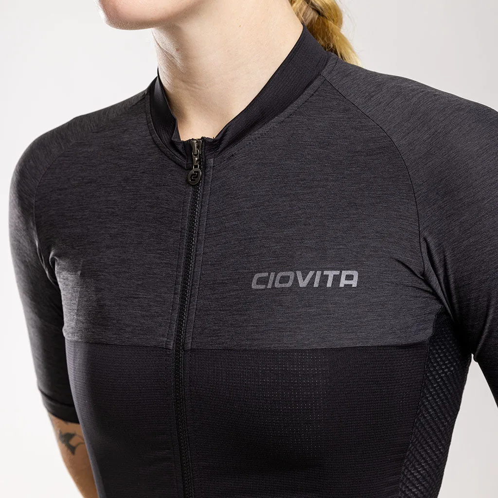 Women's Opera Sport Fit Jersey (Charcoal)