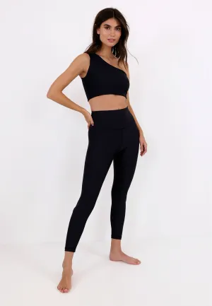 Yoga Classic High Waisted 7/8 Tights - Black